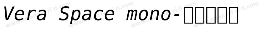 Vera Space mono字体转换